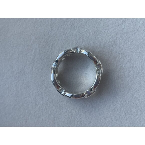 Hermès Sterling Silver Chaîne DAncre Ring With Box - Picture 3 of 10